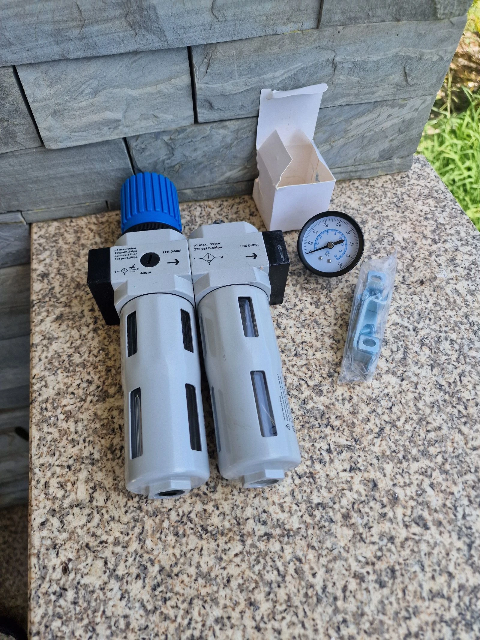 conjunto de preparação de ar comprimido (unidade FRL ou combinação de serviço) – photo 2